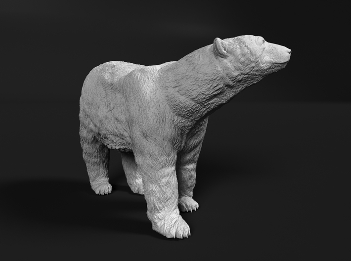 Polar Bear 1:48 Large Male 3d printed 