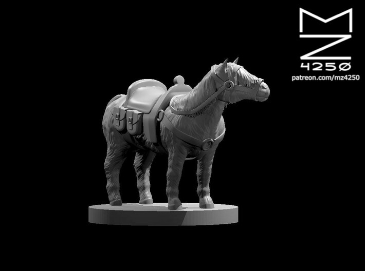 Pony mount 3d printed