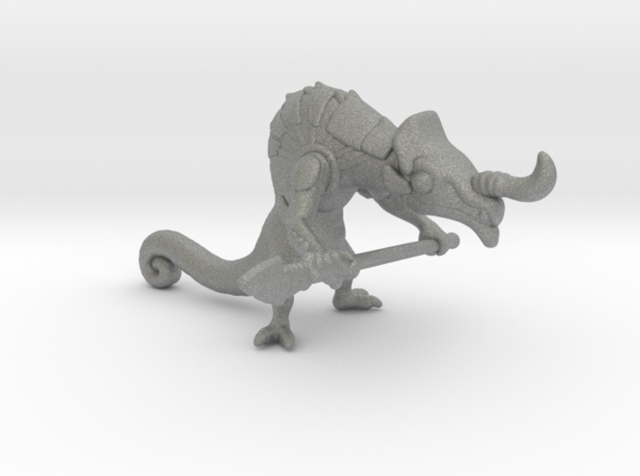 Lizalfos botw spear miniature model fantasy dnd wh 3d printed 
