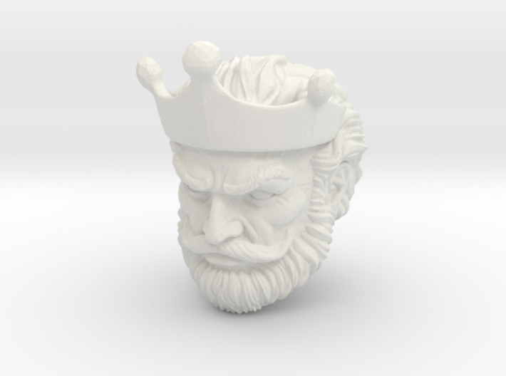 King Randor head (Fisto edit) origins 3d printed