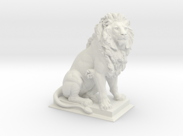 Lion at Palace of Justice-Vienna 3d printed