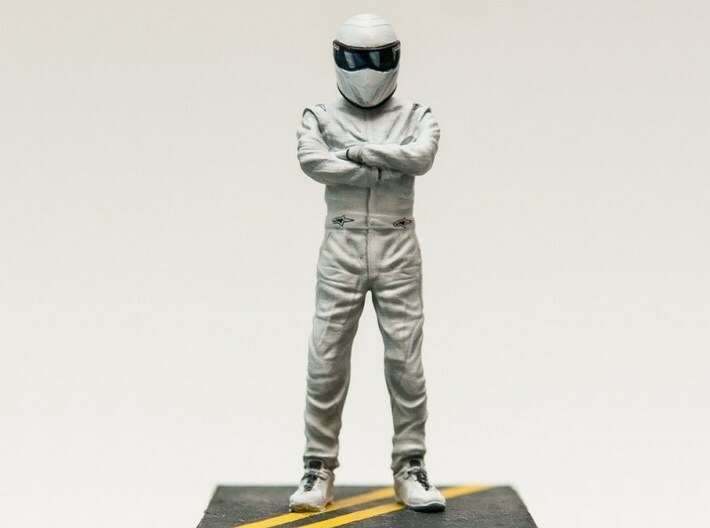1/48 scale Stig F1 racing driver figure 3d printed