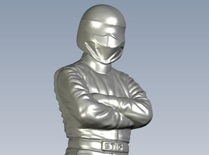 1/48 scale Stig F1 racing driver figure 3d printed 