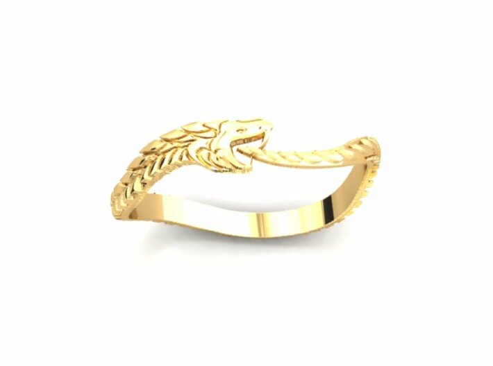 Ouroboros ring for her 3d printed 