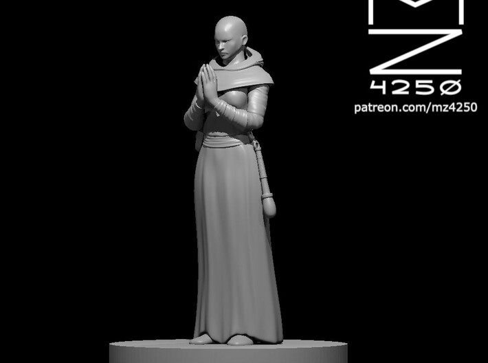 Acolyte Female 3d printed