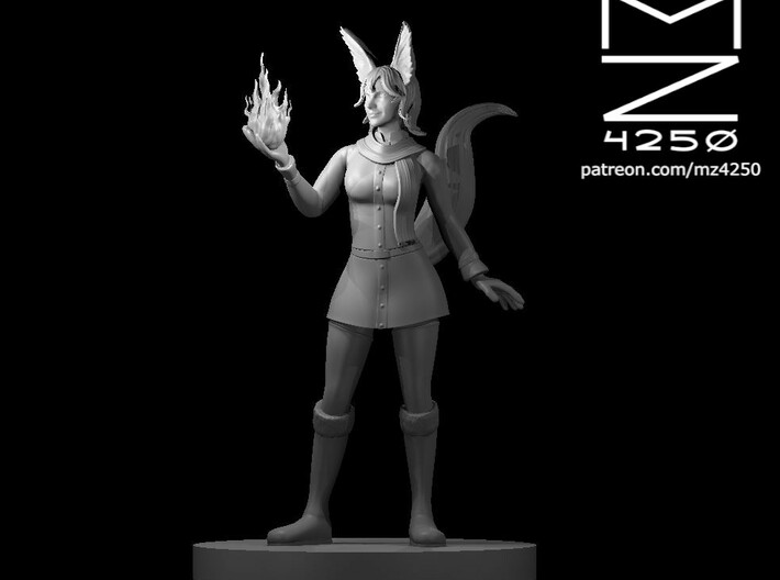 Shifter Female Sorceress 3d printed