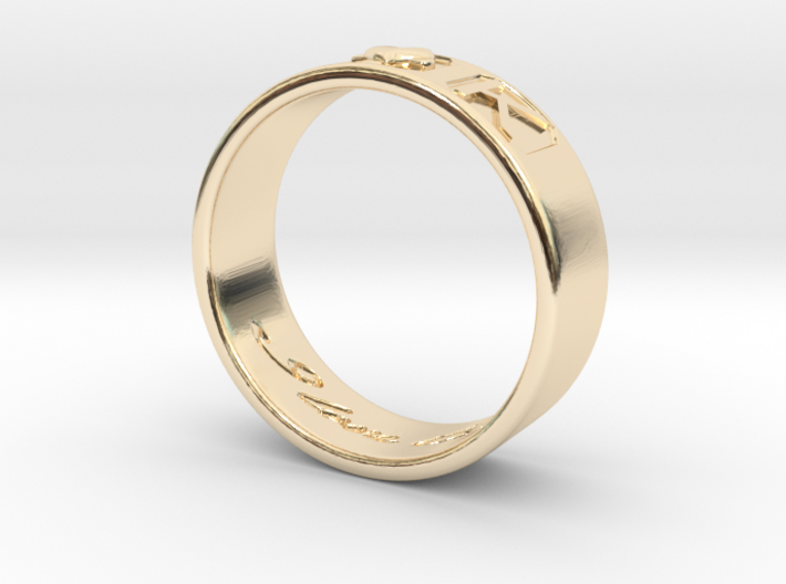 B and K ring Size 8 3d printed