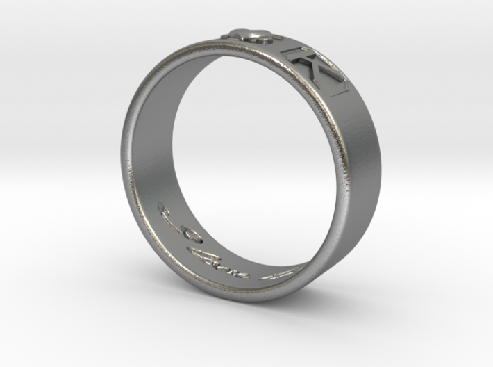 B and K ring Size 8 3d printed