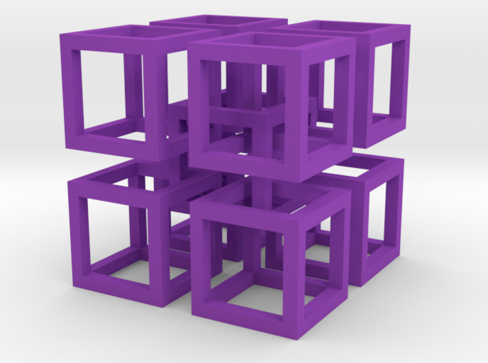 interlocked cubes 2 3d printed