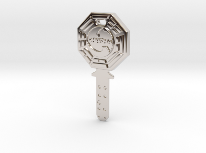 Lost Dharma fail safe key replica prop 3d printed
