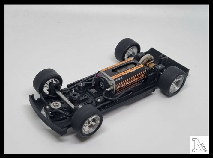 Chassis for Scalextric Datsun 260Z 3d printed 