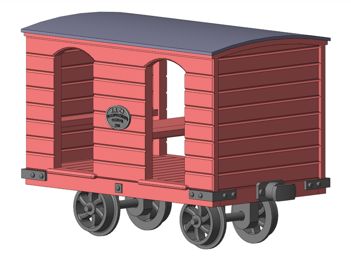 009 FR Quarrymen's Carriage Type 2a 3d printed Render for illustrative purposes only.