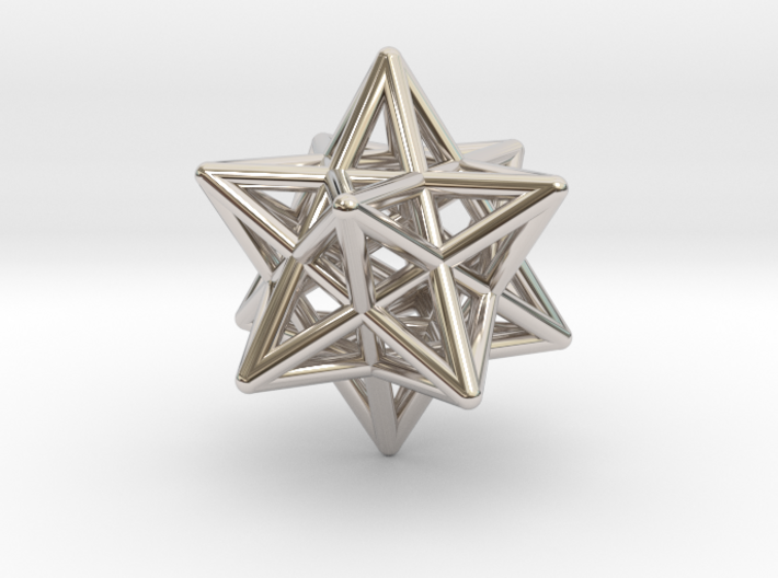Stellated Dodecahedron Pendant 3d printed