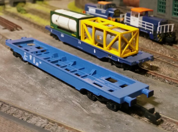 Mehano 90702 HO Gauge AAE China Rail Sggmrs90 Double Container Wagon