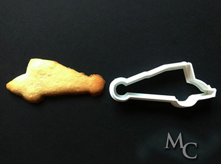 Wingless Sprint Car Cookie Cutter 3d printed