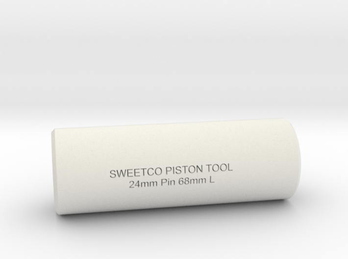 SWEETCO Piston Pin Tool 24mm pin - 68mm Long 3d printed