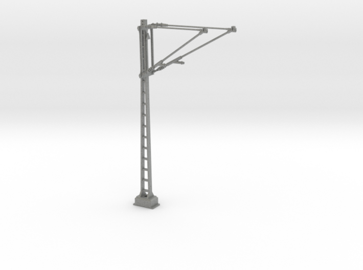 Catenary mast with 2 arms, 95 &amp; 120 mm left (1:32) 3d printed