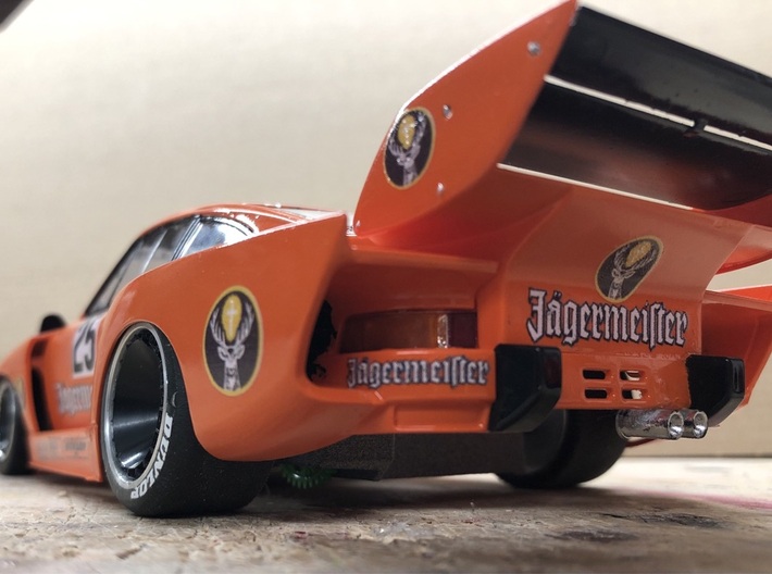 Porsche 935 K2 935K2 Slotcar BRM Camber System 3d printed 