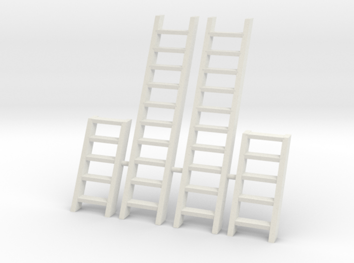 1/72 V&amp;W class destroyer Fore Bridge Ladders SET 3d printed