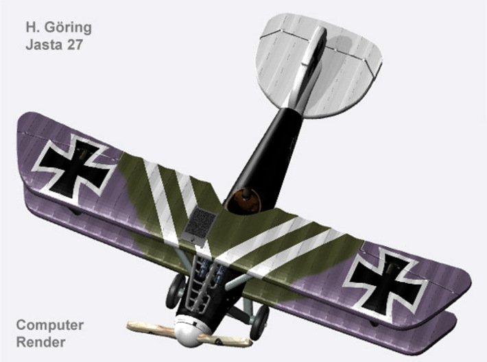 Hermann Göring Albatros D.III (full color) 3d printed 