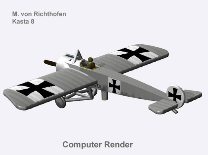 Manfred von Richthofen Fokker E.III (full color) 3d printed