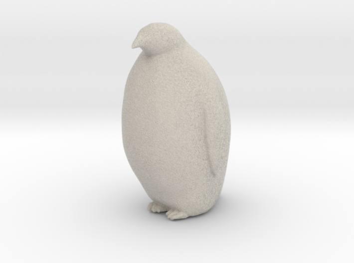 Penguin Looking Ahead 3d printed