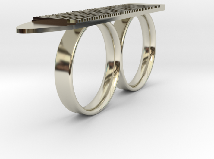 Mani Ring 3d printed