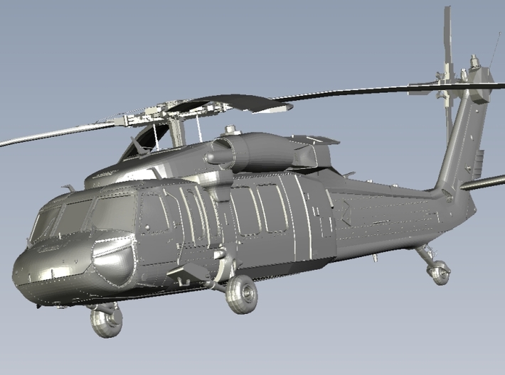 1/285 scale Sikorsky UH-60 Black Hawk x 1 3d printed 