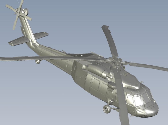 1/285 scale Sikorsky UH-60 Black Hawk x 3 3d printed 