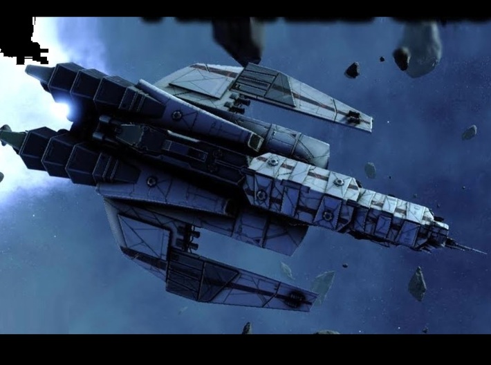 Nemesis Cylon corvette / Battlestar Galactica 3d printed