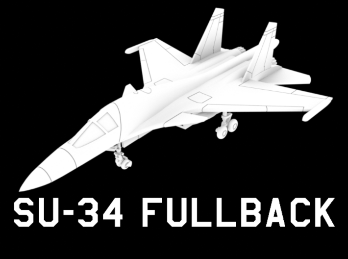 Su-34 Fullback (Clean) 3d printed