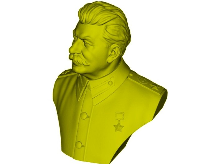 1/9 scale Joseph Stalin leader of USSR bust A 3d printed