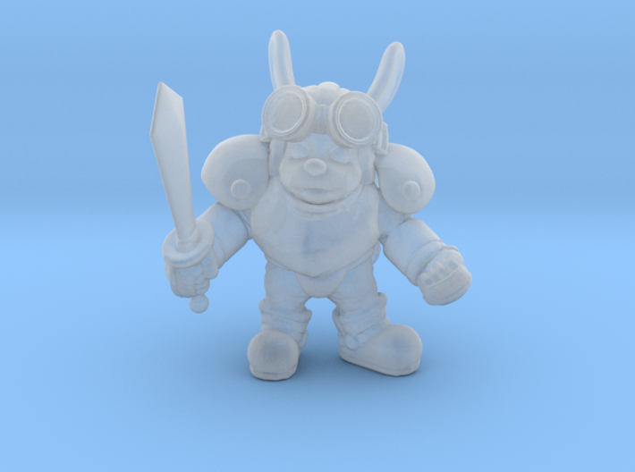 Sparkster Rocket Knight miniature model fantasy wh 3d printed