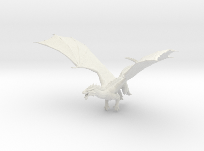 Red Greatwyrm 3d printed 