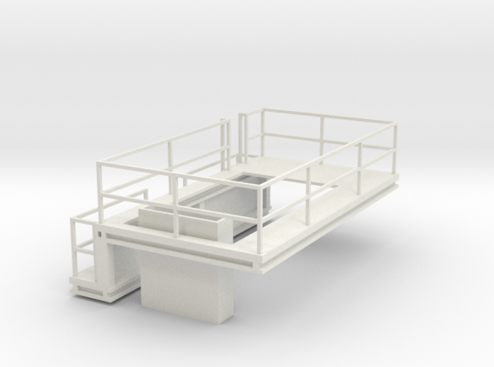 'S Scale' - Asphalt Conveyor Head Platform 3d printed