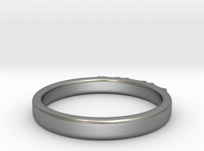 Braille ring 3mm 3d printed