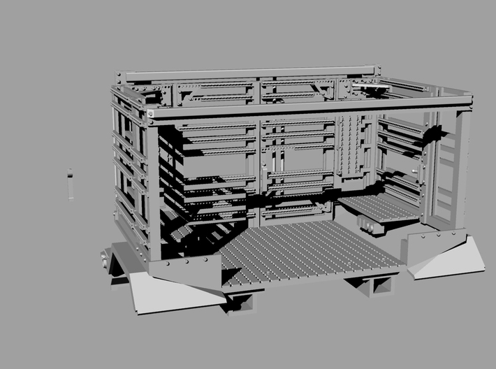  M1245 SOCOM M-ATV - conversion set "cargo walls" 3d printed 