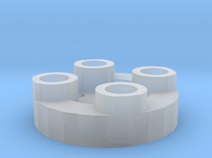 Sewable Disc Button - Base Design 3d printed