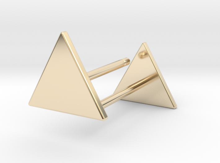 Triangle Shoots Stacking Earrings - PART 1 3d printed