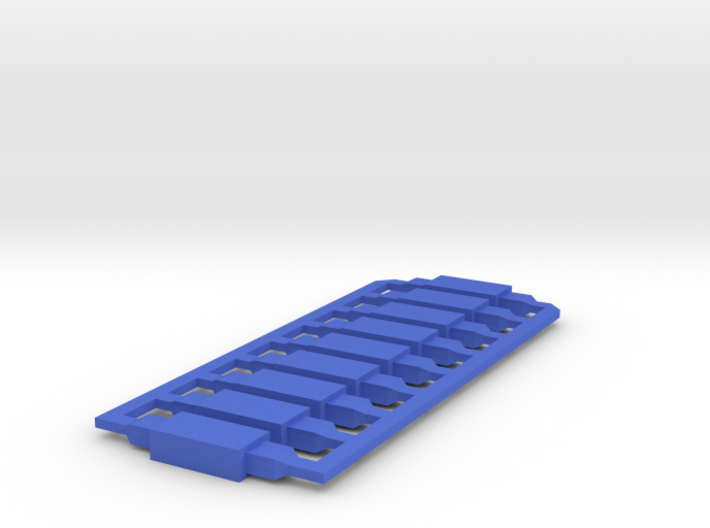 9 Hypershort (B00) blue, with newer tip design 3d printed