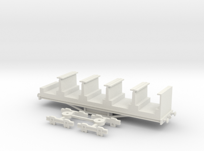 00 RWS Branch coach Passenger Chassis 2.5 Chain 3d printed