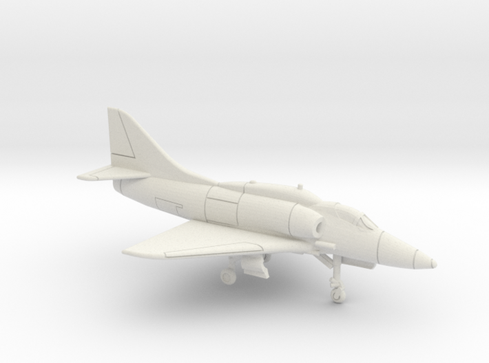1:200 Scale A-4F Skyhawk (No Fuel Rod) 3d printed 