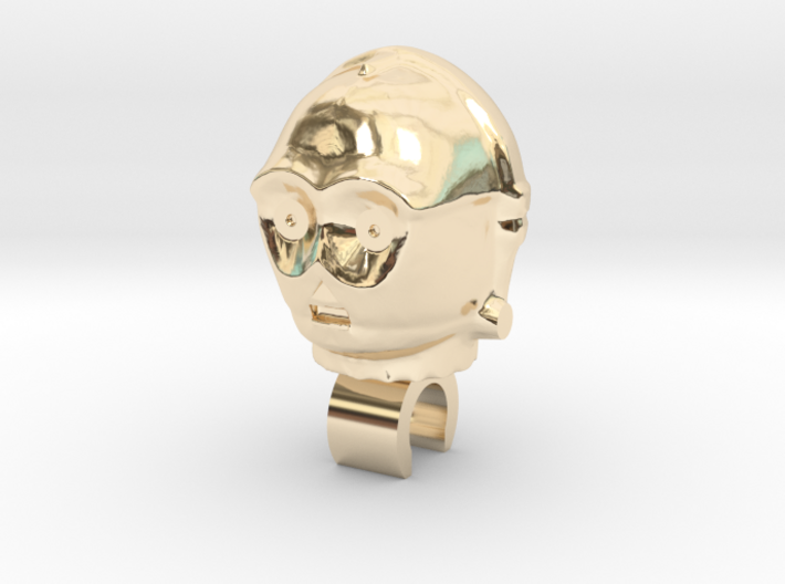 3po Droid Head 3d printed