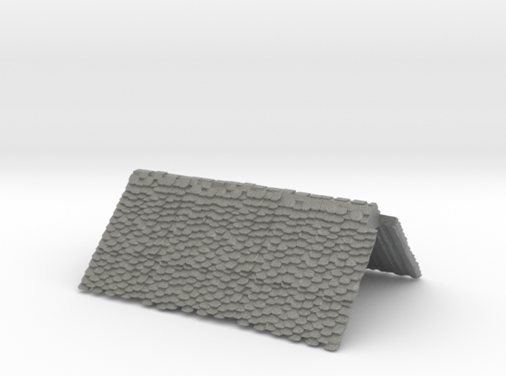 Stone cottage slate roof 1:56 3d printed