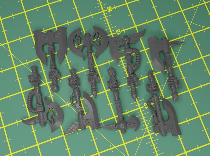 Power Axes for Space Marines - x8 - x16 3d printed 