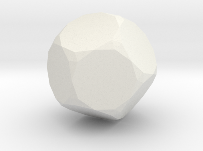 08. Rectified Truncated Dodecahedron - 1in 3d printed