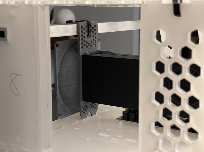 NVIDIA RTX A2000 Mining Cooler - 92MM Fan Duct 3d printed 