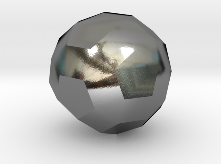 77. Paragyrate Diminished Rhombicosidodecahedron - 3d printed
