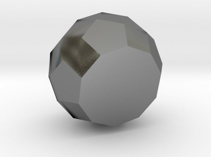 80. Parabidiminished Rhombicosidodecahedron -10mm 3d printed