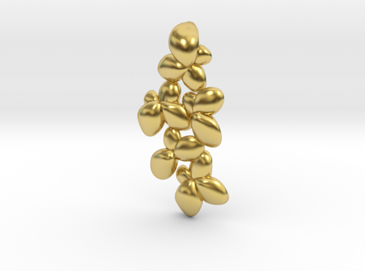 Duckweed Pendant - Science Jewelry 3d printed